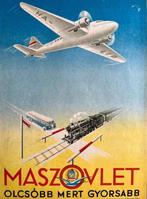 Pal Pusztai - Malert / Malev / aviation - Advertising tram