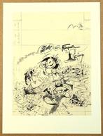 Franquin, André - 1 Offset Print - Gaston - Jai une idée, Livres
