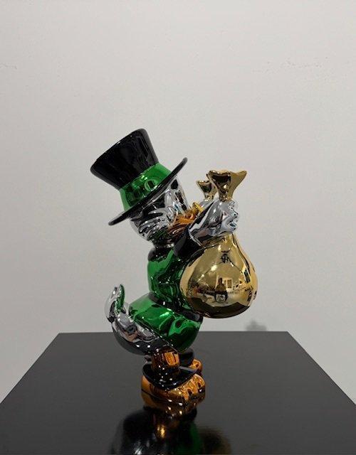 Van Apple - Scrooge McDuck, Antiek en Kunst, Kunst | Schilderijen | Modern