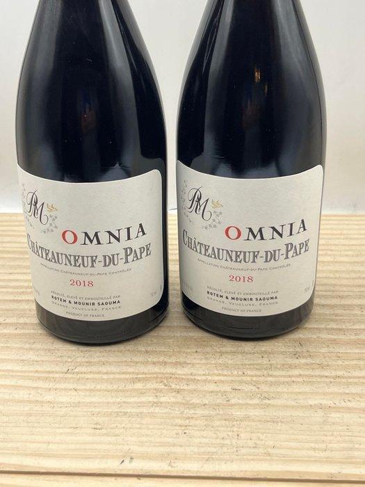 2018 Châteauneuf-du-Pape  Omnia - Arioso Rotem & Mounir, Verzamelen, Wijnen