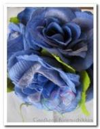 Bloemenbal pomander roseball blauw nr 3 roseb