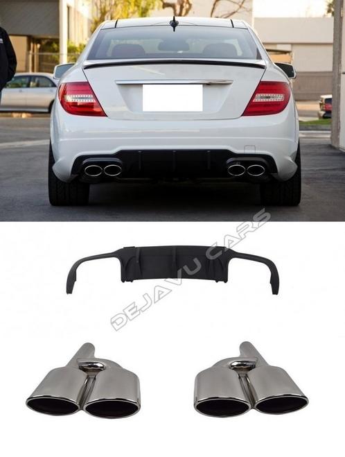 C63 AMG Look Diffuser voor Mercedes Benz C-Klasse W204, Auto diversen, Tuning en Styling, Ophalen of Verzenden