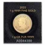 Canada. 50 Cents 2025 1 Gram $0.5 CAD 9999 Canadian Gold, Postzegels en Munten
