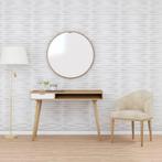 vidaXL 12 st Wandpanelen steen 3 m² 50x50 cm XPS wit, Doe-het-zelf en Bouw, Verzenden, Nieuw