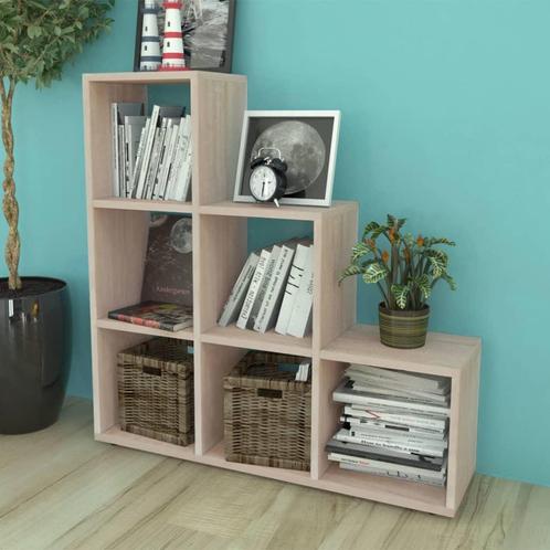 vidaXL Boekenkast/presentatiemeubel trapvormig 107 cm, Huis en Inrichting, Kasten | Boekenkasten, Nieuw, Verzenden