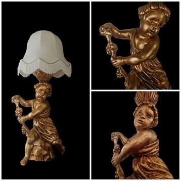 Lampe - Bois - Putto