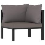 vidaXL Hoekbank sectioneel met linkerarmleuning poly rattan, Verzenden, Nieuw