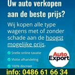 AUTO OPKOPER GRATIS Taxatie/Offerte Schade? Veel kms? Export, Autos : Divers