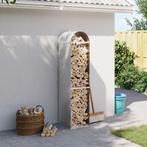 vidaXL Haardhoutopslag 40x45x170 cm gegalvaniseerd staal, Tuin en Terras, Verzenden