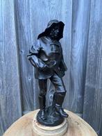 Beeld, Visser - 35 cm - Marmer, Brons, Antiek en Kunst