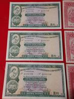 Hongkong. - 6 banknotes - various dates (Zonder, Postzegels en Munten