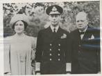 King George VI. - Queen Elizabeth - Winston Churchill -