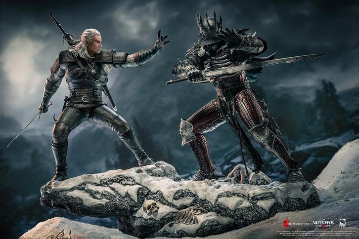 The Witcher Statue 1/6 Geralt vs Eredin, Verzamelen, Film en Tv, Ophalen of Verzenden