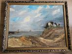 Ch. E. C. van Marcke (XIX) - Belgische marine met aanvarende, Antiek en Kunst
