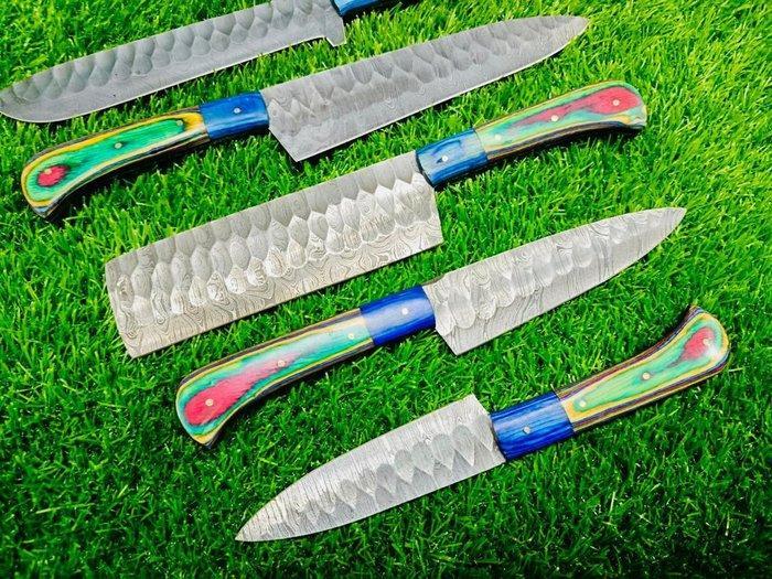 Keukenmes - 5 stuks Japanse keuken binnen-, BBQ- en, Antiek en Kunst, Antiek | Keukengerei