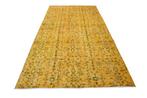 Gold geel vintage - Vloerkleed - 265 cm - 145 cm -  Met, Huis en Inrichting, Stoffering | Tapijten en Vloerkleden, Nieuw