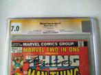 Marvel Two-In-One #1 - CGC 7.0 - Signed by Joe Sinnot - 1, Nieuw