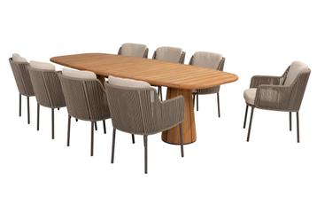 4 Seasons Outdoor Bernini tuinset terre met Capri tafel met