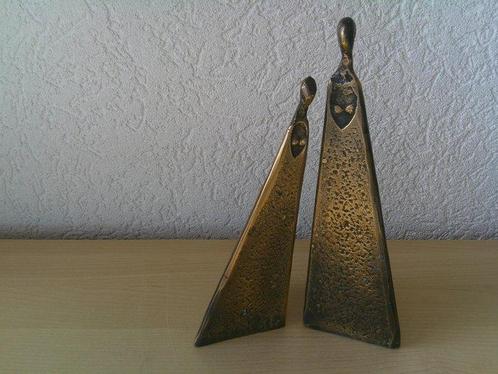APKO - SYDNEY KUMAFO - Sculpture, ZUSTERS - 23 cm - Bronze, Antiek en Kunst, Curiosa en Brocante