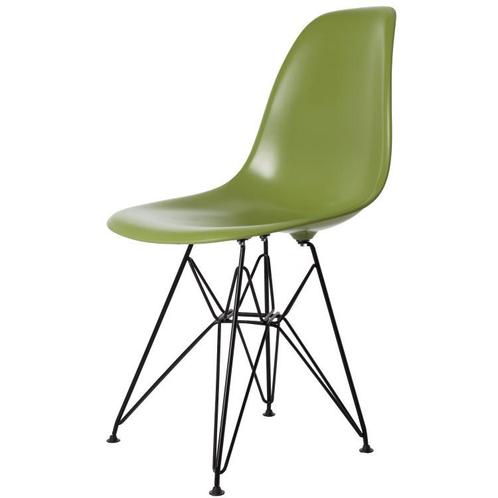 Eetkamerstoel DSR Zwart frame ABS groen, Huis en Inrichting, Stoelen, Nieuw, Verzenden