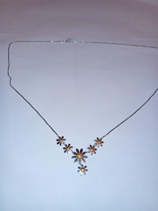 Halsketting - 18 karaat Witgoud, Geel goud, Handtassen en Accessoires, Kettingen