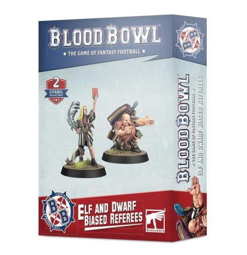 Blood Bowl Elf and Dwarf biased referees (Warhammer nieuw), Hobby en Vrije tijd, Wargaming, Ophalen of Verzenden