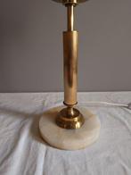 Lampe de table - Laiton, Aluminium, Marbre, Antiquités & Art