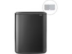 Brabantia Bo Touch Bin - Prullenbak 2 x 30 liter -, Verzenden