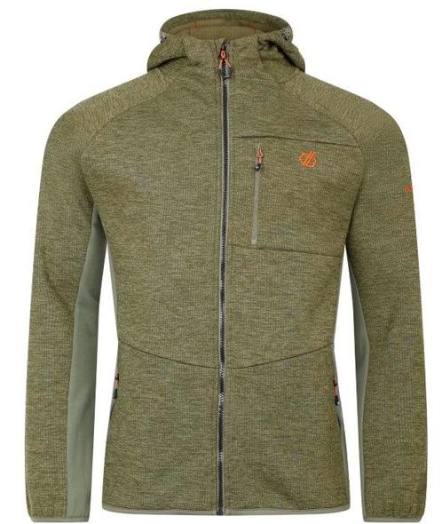 Tweedekans | Dare2B Gebreid fleece Hoodie voor Heren - kaki, Kleding | Dames, Overige Dameskleding, Ophalen of Verzenden