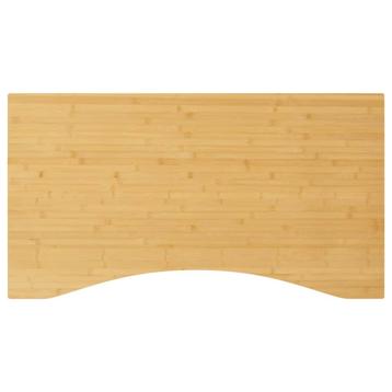 vidaXL Bureaublad 110x60x4 cm bamboe, Huis en Inrichting, Verzenden, Nieuw