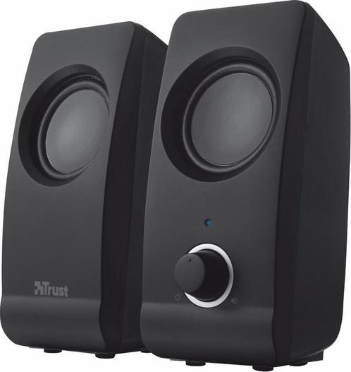 Speakerset Trust Remo 2.0 - zwart (PC Accessoires), Computers en Software, Pc- en Netwerkkabels, Nieuw, Verzenden