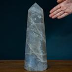 Natuurlijk semi-transparant rookkwarts Obelisk, Brazilië-, Verzamelen, Mineralen en Fossielen