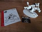 Tintin - Figurine blanc et noir HS Tintin cow boy à cheval, Boeken, Nieuw