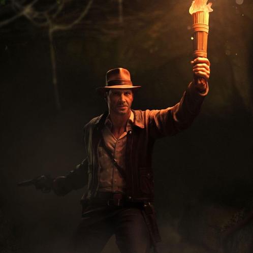 Indiana Jones Art Scale Statue 1/10 Indiana Jones 26 cm, Verzamelen, Film en Tv, Ophalen of Verzenden