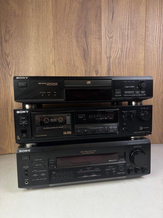 Sony - STR-DE225 Receiver - TC-K410 Cassette Deck -, TV, Hi-fi & Vidéo, Radios