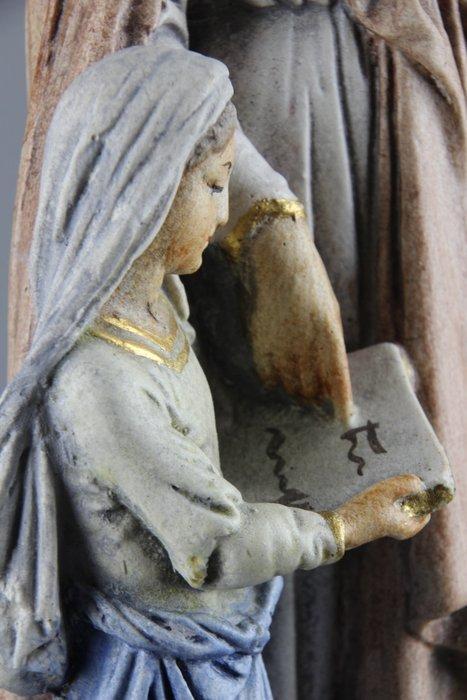 Beeld, Sint Anna met Maria - 29 cm - Composiet, Antiek en Kunst, Kunst | Niet-Westerse kunst
