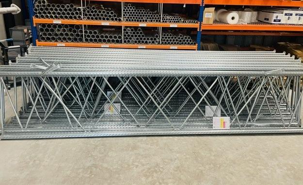 Partijaanbieding: Metalsistem palletstelling verzinkt, Zakelijke goederen, Kantoor en Winkelinrichting | Magazijn, Stelling en Opslag