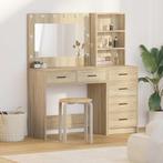 vidaXL Kaptafel met lade Bruin 78.5 x 41 x 135 cm Bewerkt, Verzenden, Nieuw