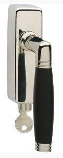 Intersteel Raamkruk Ton 222 afsluitbaar nikkel, Doe-het-zelf en Bouw, Deuren en Vliegenramen, Ophalen of Verzenden