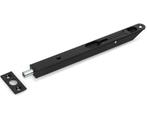 Bascule kantschuif afgeschuind rond 160x17mm staal zwart, Nieuw, Overige materialen, Klink of Kruk