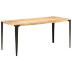 vidaXL Table de salle à manger 160x80x76 cm Bois de, Verzenden, Neuf