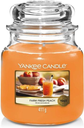 2eChoix | Yankee Candle Pêche fraîche de la ferme pot moyen beschikbaar voor biedingen
