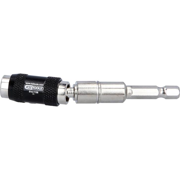 KS Tools 1/4 Magnetische Snelwissel-Bithouder Zwenkbaar, Auto diversen, Autogereedschap, Nieuw, Verzenden