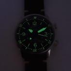 Landeron Compresor GMT Vintage - Homme - 2020 et après, Handtassen en Accessoires, Horloges | Heren, Nieuw