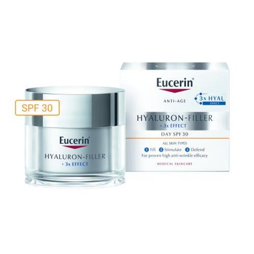 Eucerin Hyaluron-Filler 3x Effect Dagcrème SPF30 50ml, Bijoux, Sacs & Beauté, Beauté | Soins du visage, Envoi