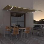 vidaXL Luifel automatisch met LED en windsensor 500x350 cm, Tuin en Terras, Verzenden, Nieuw
