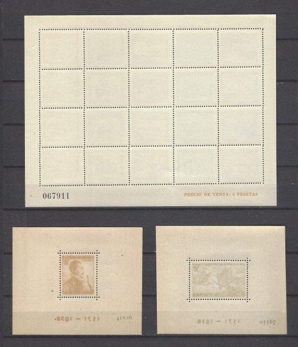 Spanje 1938 - Lepanto + leger en marine - Edifil nº 862/63 +, Postzegels en Munten, Postzegels | Europa | Spanje