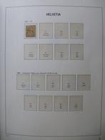 Suisse 1854/1969 - Collection avancée en 2 albums Davo, Gestempeld
