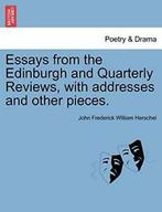 Essays from the Edinburgh and Quarterly Reviews, Herschel,, Herschel, John Frederick William, Verzenden