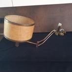 Swingarm wandlamp - Messing, Metaal - Perkament Kap